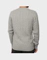 COTTON CABLE KNIT CREW