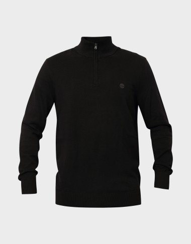 COTTON QUARTER ZIP