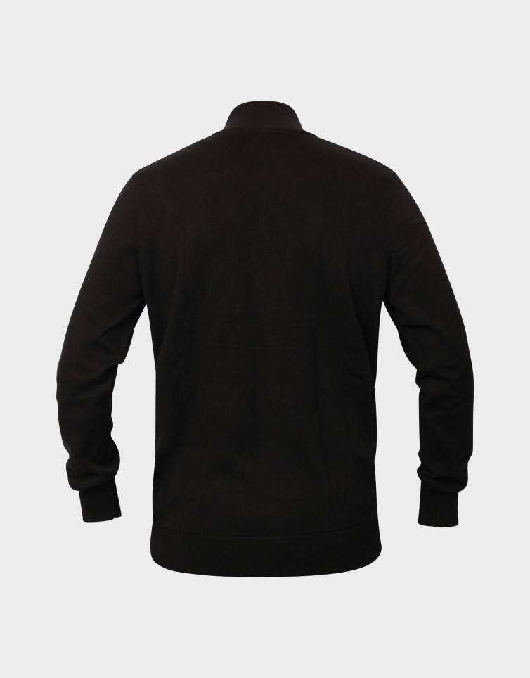 COTTON QUARTER ZIP