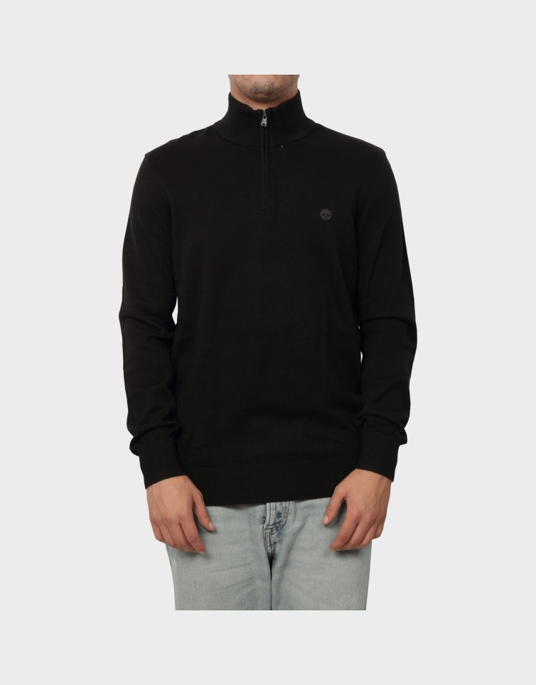 COTTON QUARTER ZIP