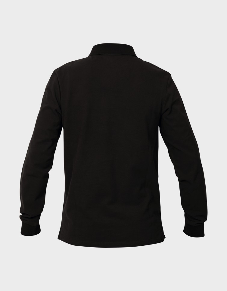 OYSTER RIVER CHEST LOGO LS POLO