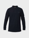 OYSTER RIVER CHEST LOGO LS POLO
