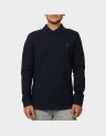 OYSTER RIVER CHEST LOGO LS POLO