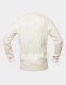 COTTON CABLE KNIT CREW