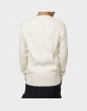 COTTON CABLE KNIT CREW