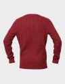 COTTON CABLE KNIT CREW