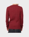 COTTON CABLE KNIT CREW