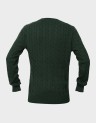 COTTON CABLE KNIT CREW
