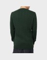 COTTON CABLE KNIT CREW