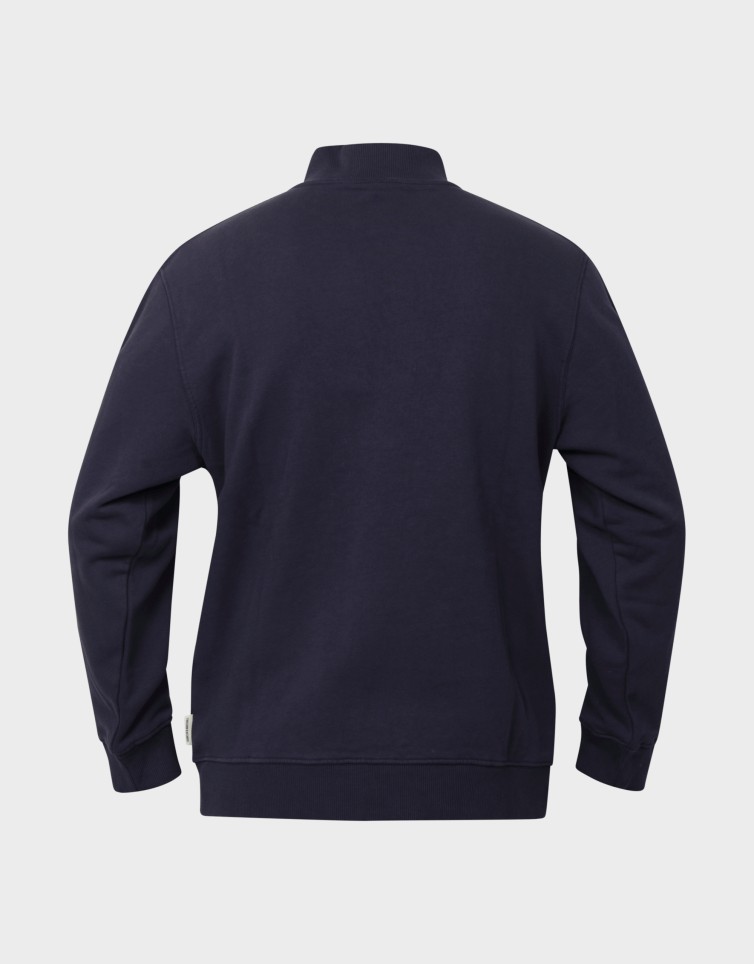 LETTER LOGO ZIP SWEATSHIRT