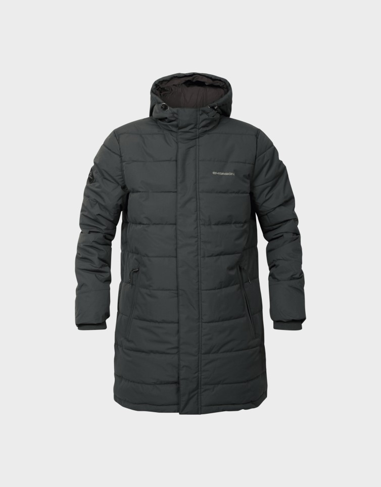 LONG PUFFER WITH HOOD