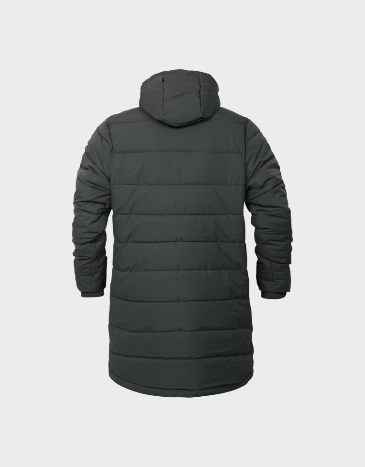 LONG PUFFER WITH HOOD