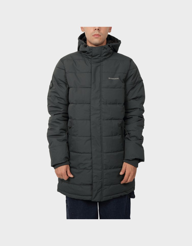 LONG PUFFER WITH HOOD