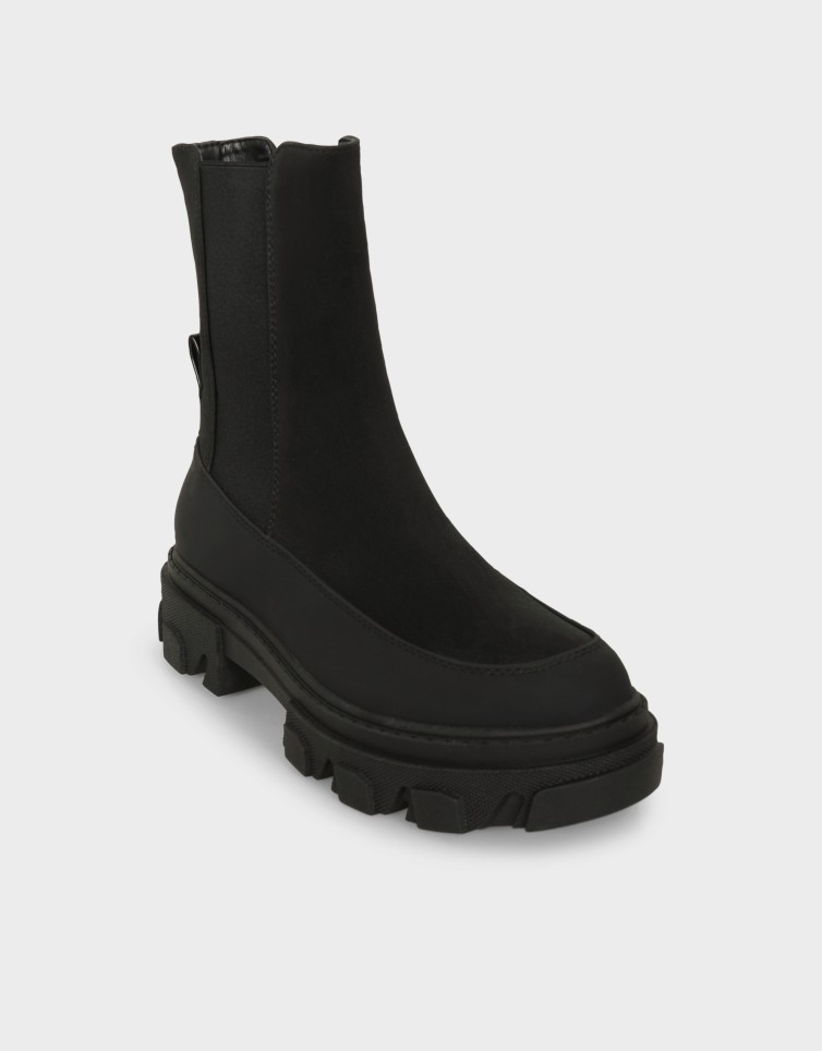 TOLA NUBUCK CHUNKY BOOTS