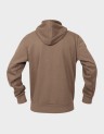 OYSTER RIVER CHEST LOGO BRUSHBACK ZIP HOODIE