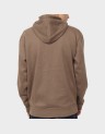 OYSTER RIVER CHEST LOGO BRUSHBACK ZIP HOODIE