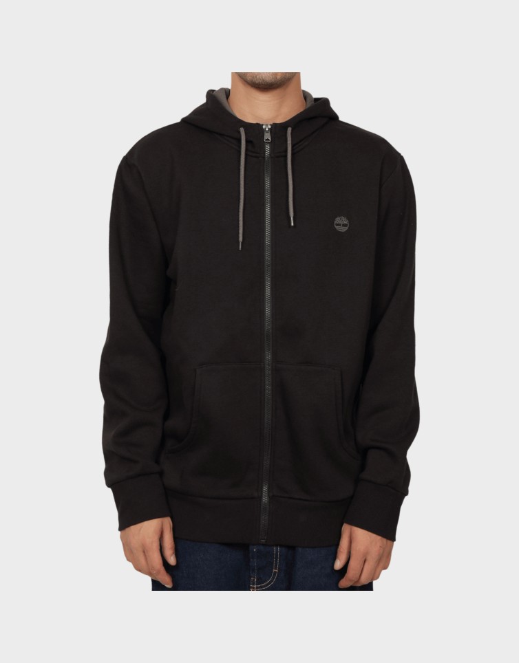 OYSTER RIVER CHEST LOGO BRUSHBACK ZIP...