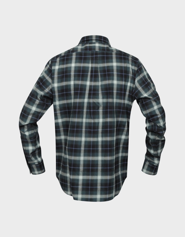 PEACHED TWILL CHECK