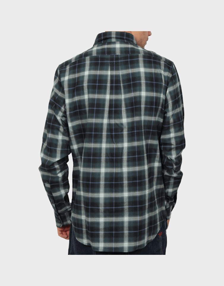 PEACHED TWILL CHECK