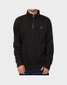 OYSTER RIVER CHEST LOGO BRUSHBACK 1/4 ZIP