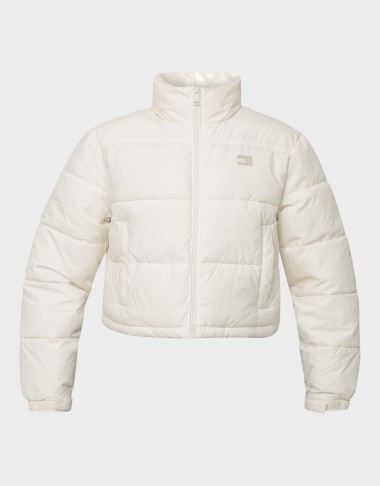 FLAG BACK CROP ESS PUFFER
