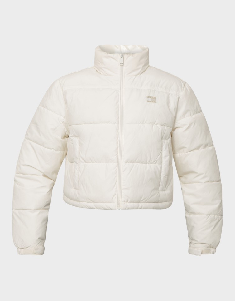 FLAG BACK CROP ESS PUFFER
