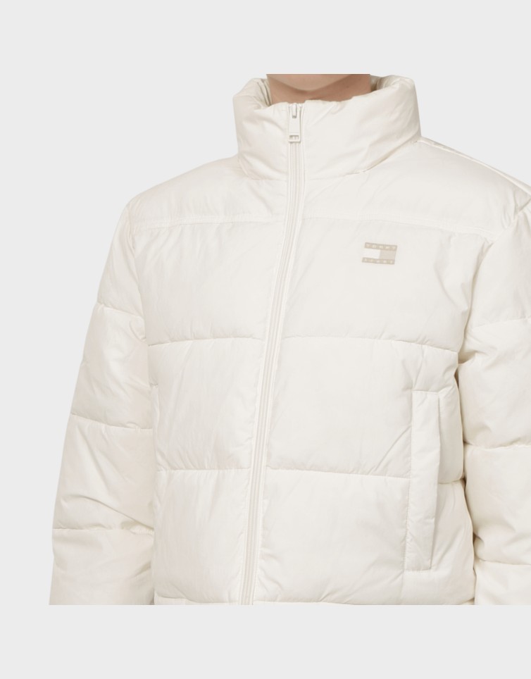 FLAG BACK CROP ESS PUFFER
