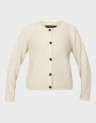 NOVAH LS O-NECK BUTTON CARDI