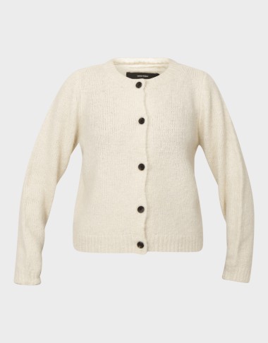 NOVAH LS O-NECK BUTTON CARDI