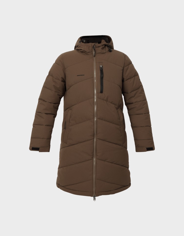 HOODED LONG PUFFER