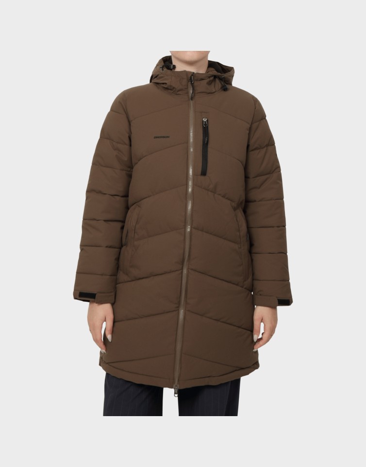 HOODED LONG PUFFER