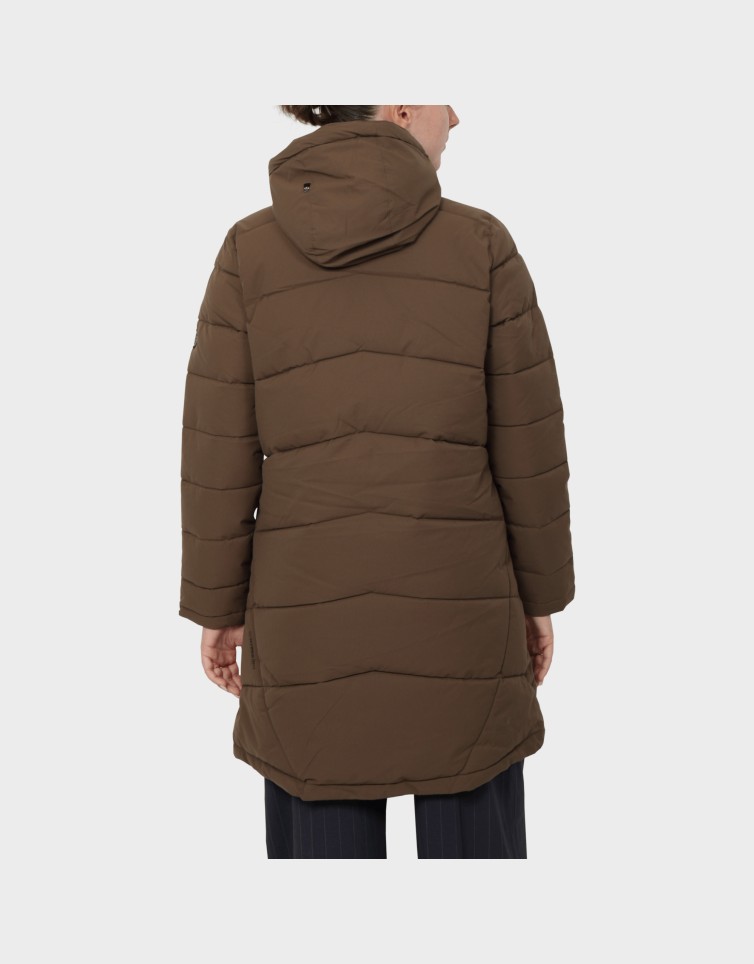 HOODED LONG PUFFER