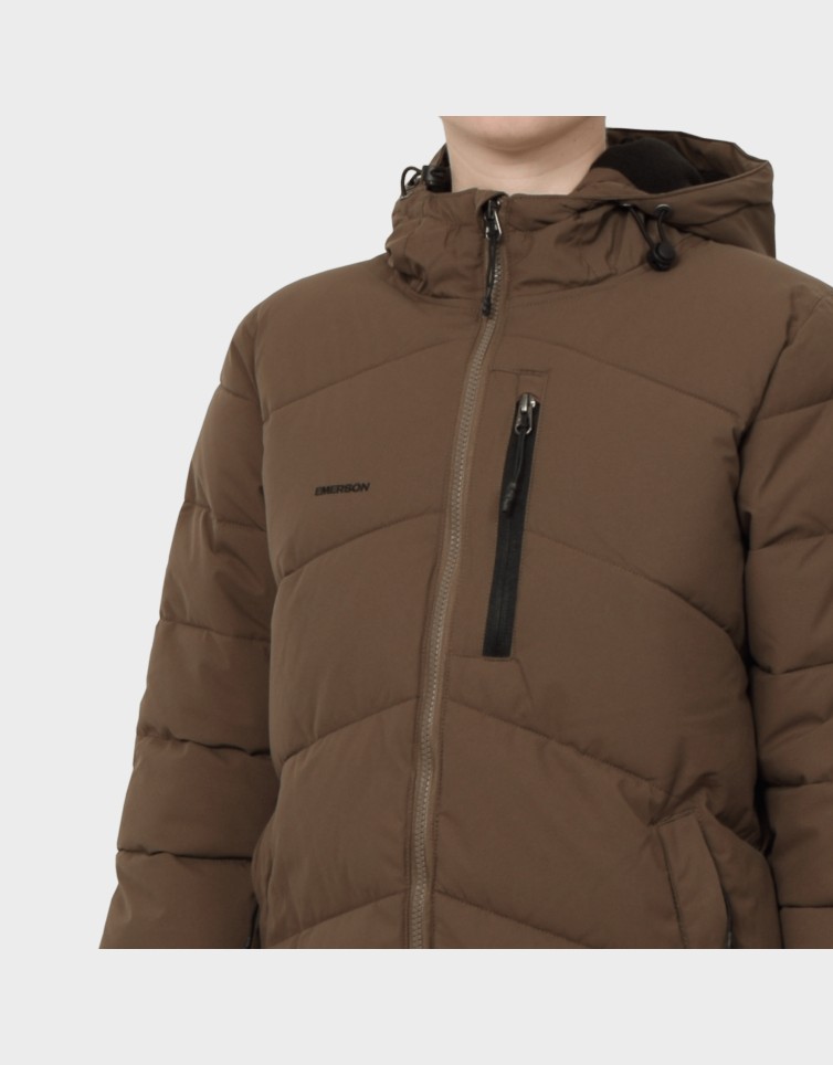 HOODED LONG PUFFER