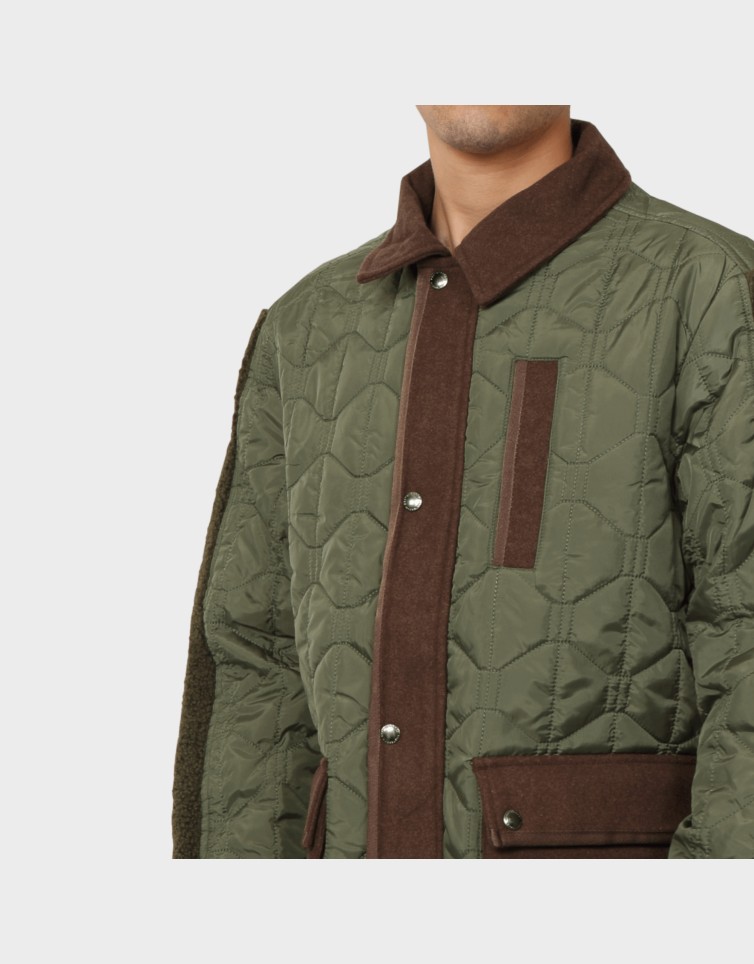 QUILTED MILITARY JACKET