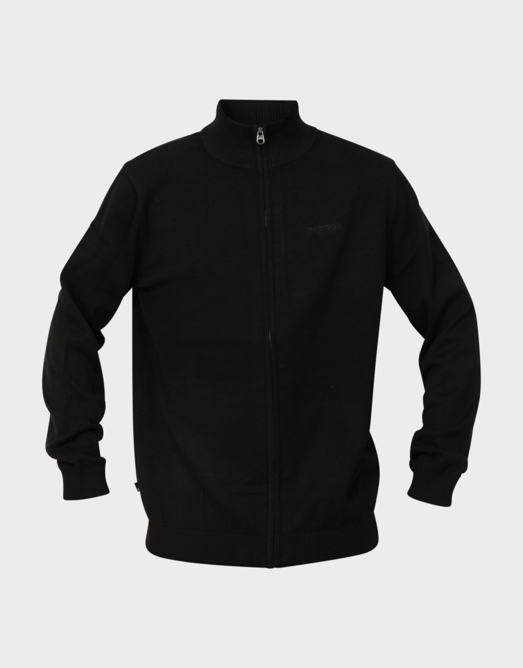 KNIT FULL ZIP SWEATER