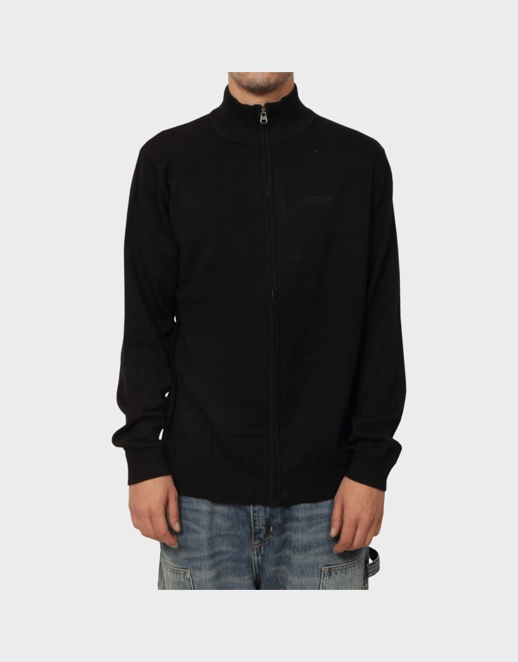 KNIT FULL ZIP SWEATER