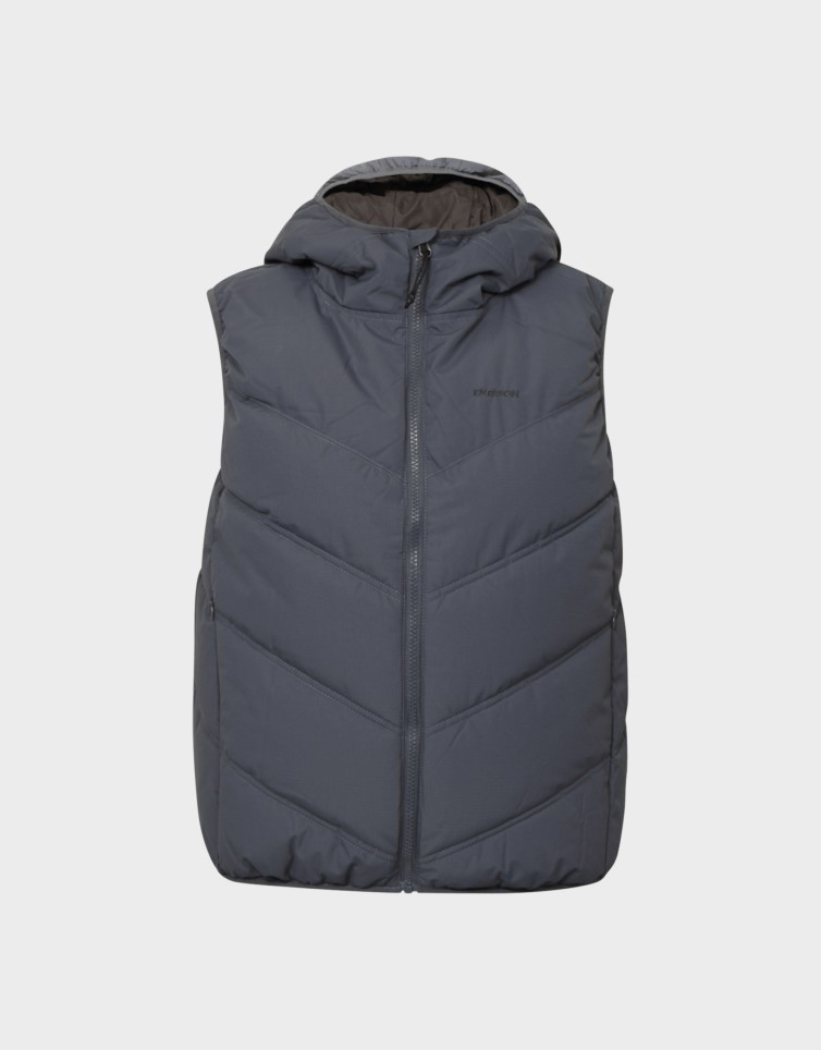 HOODED PUFFER VEST