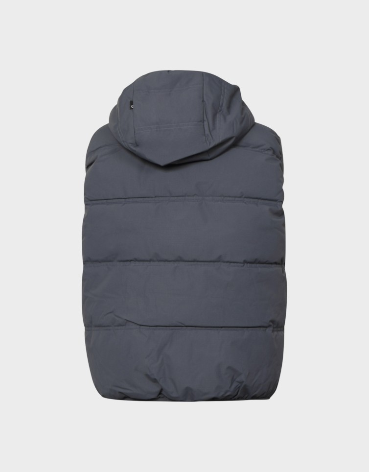 HOODED PUFFER VEST