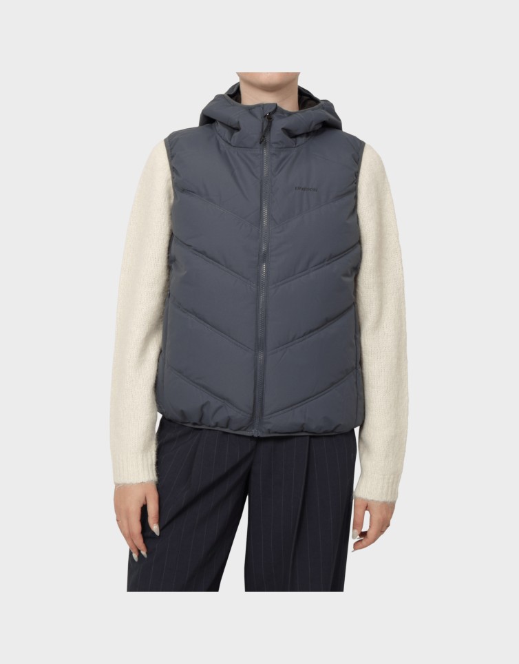 HOODED PUFFER VEST