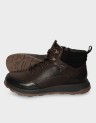 LACED UP LEATHER BOOTS