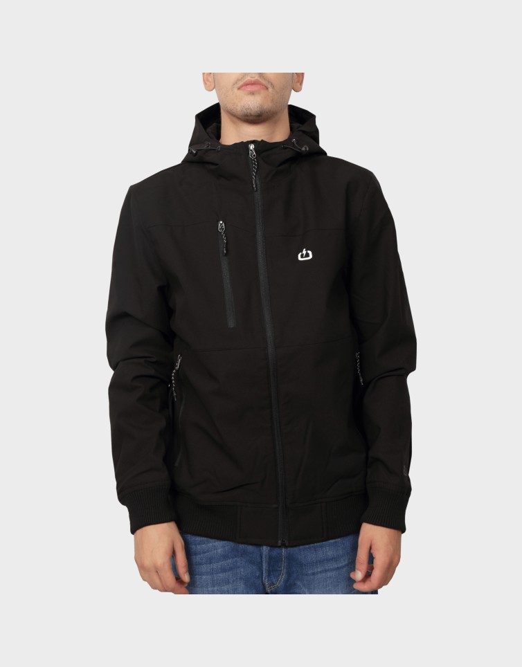 HOODED BOMBER