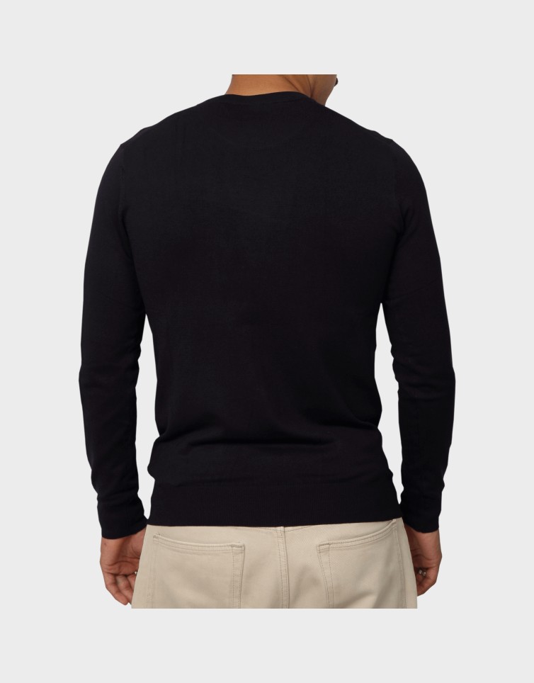 VISCOSE PULLOVER CREWNECK