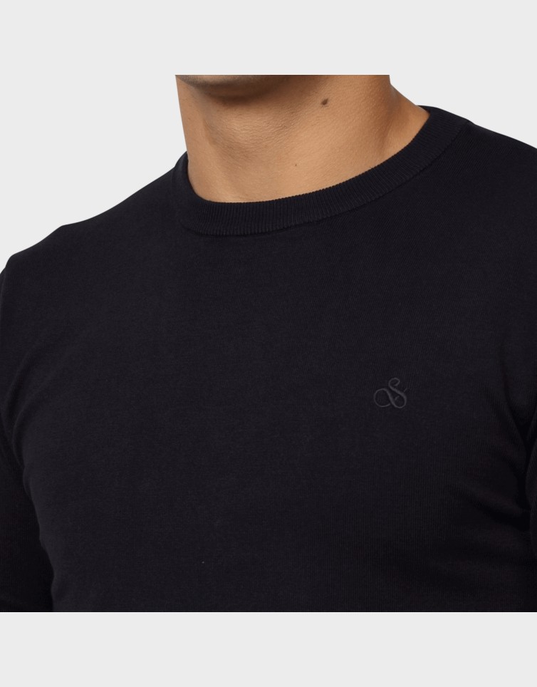 VISCOSE PULLOVER CREWNECK