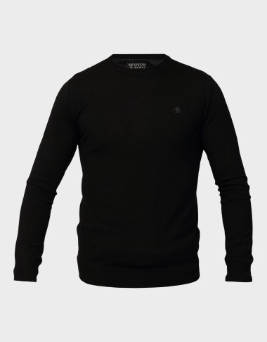 VISCOSE PULLOVER CREWNECK