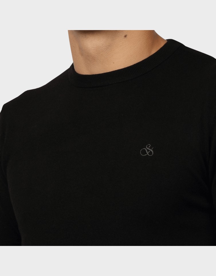 VISCOSE PULLOVER CREWNECK