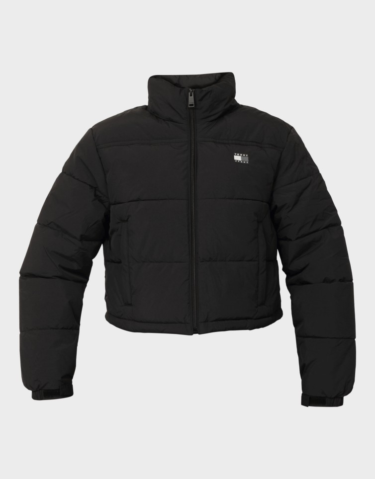 FLAG BACK CROP ESS PUFFER