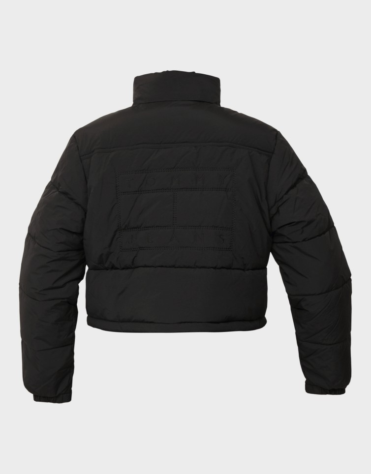 FLAG BACK CROP ESS PUFFER