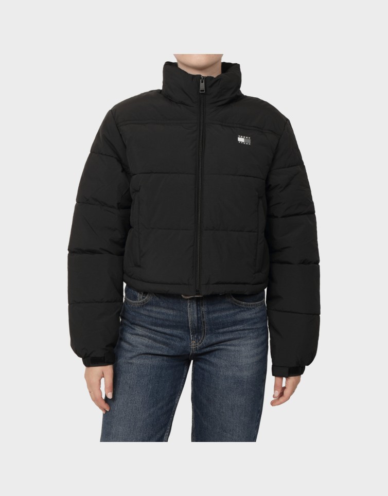 FLAG BACK CROP ESS PUFFER