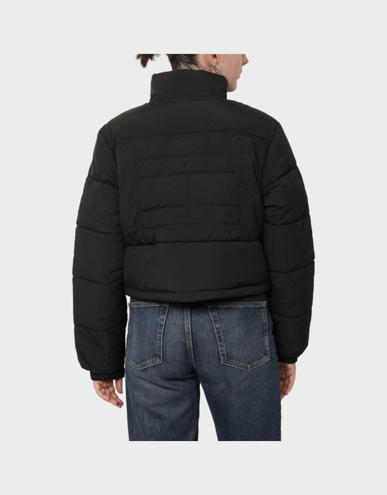 FLAG BACK CROP ESS PUFFER