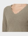 NEWLEX SHINE DOUBLE LS V-NECK PULL